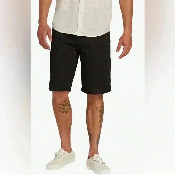 Volcom Vmonty Chino Black Shorts 29 - Picture 1 of 10